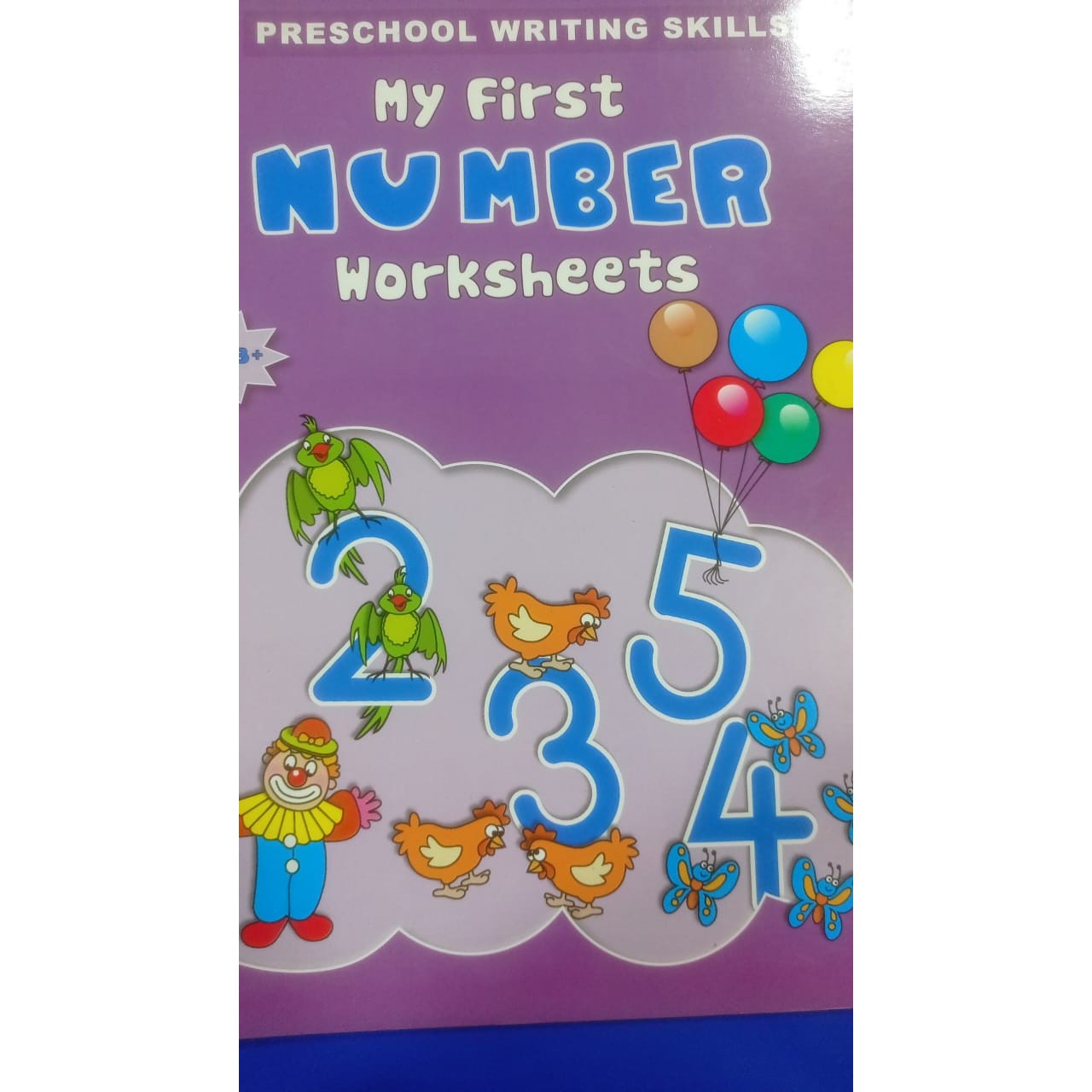 Preschool writing skills my first Number worksheets