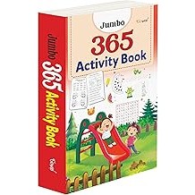 Jumbo 365 Activity Book :- dot to dot activities for kindergarten, word search activities for preschoolers, maze activity book for kids, brain boosting puzzle activity book for toddlers by GOWOO (Author)
