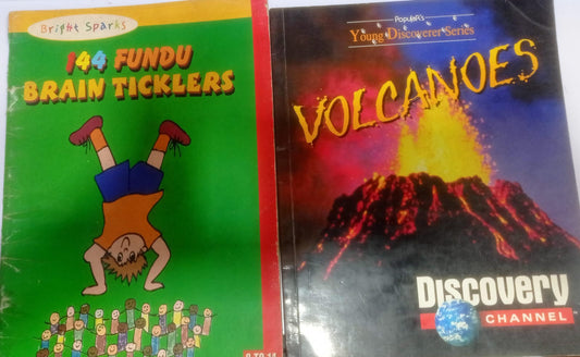 144 fundu brain Ticklers (8-14 years) + Volcanoes -Popular publication