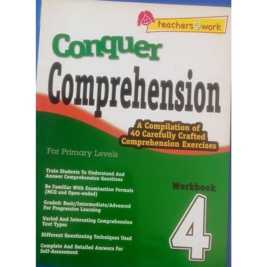 Conquer comprehension std -4th by Judy Tilaka & J.Lee