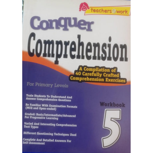 Conquer comprehension std -5th by Judy Tilaka & J.Lee